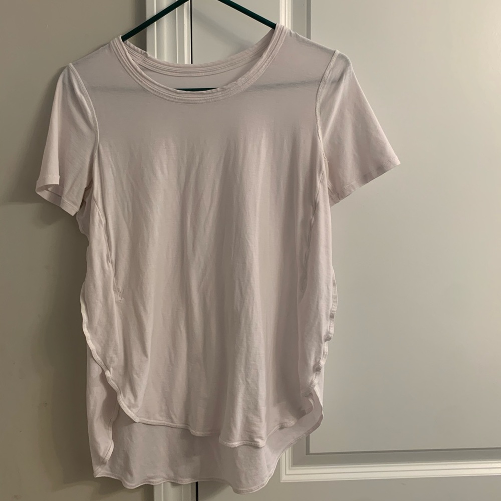 White lululemon top. NWOT